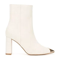 New York & Company Womens Kayla Block Heel Booties