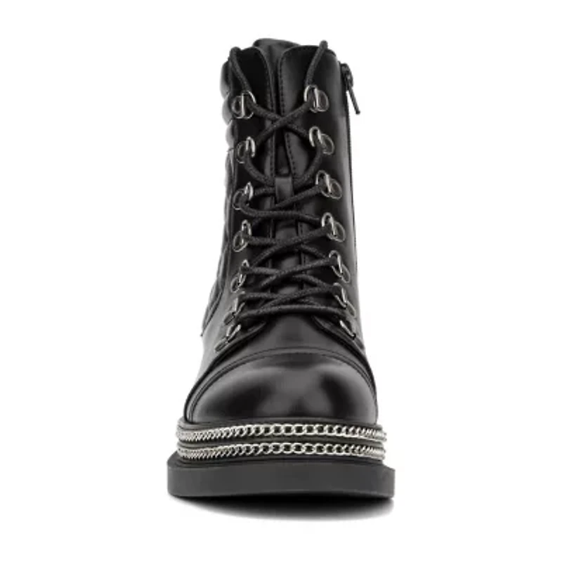 New York & Company Womens Katelynn Flat Heel Booties