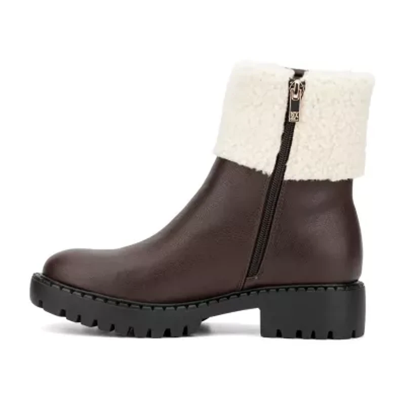 New York & Company Womens Nelli Block Heel Booties