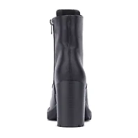 New York & Company Womens Gigi Stacked Heel Chelsea Boots