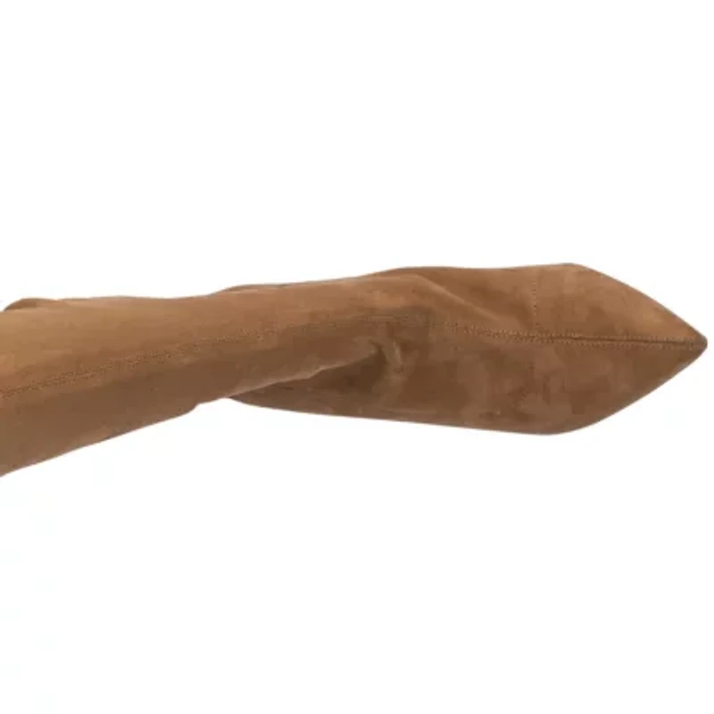 New York & Company Womens Monia Block Heel Over the Knee Boots