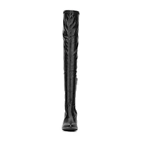 New York & Company Womens Xena Stiletto Heel Over the Knee Boots