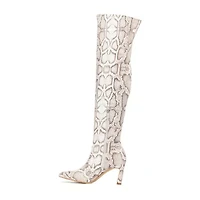 New York & Company Womens Xena Stiletto Heel Over the Knee Boots