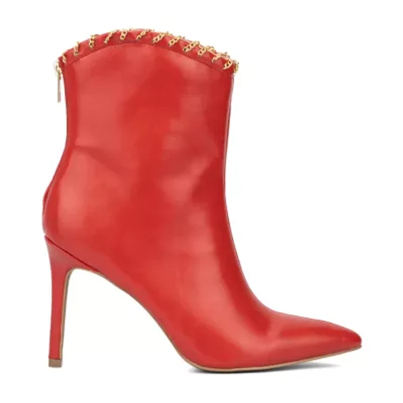 New York & Company Womens Deborahie Stiletto Heel Booties