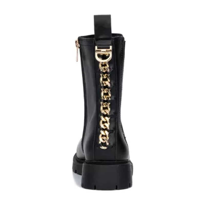 New York & Company Womens Mandi Block Heel Booties