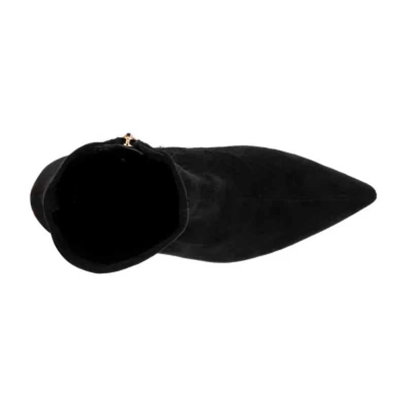 New York & Company Womens Odette Wedge Heel Booties