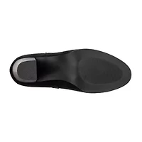 New York & Company Womens Amena Stacked Heel Booties