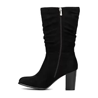 New York & Company Womens Amena Stiletto Heel Over the Knee Boots