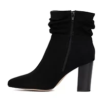 New York & Company Womens Sandyie Block Heel Booties