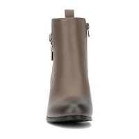 New York & Company Womens Angie Stacked Heel Booties