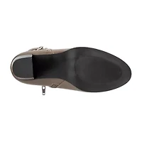 New York & Company Womens Angie Stacked Heel Booties