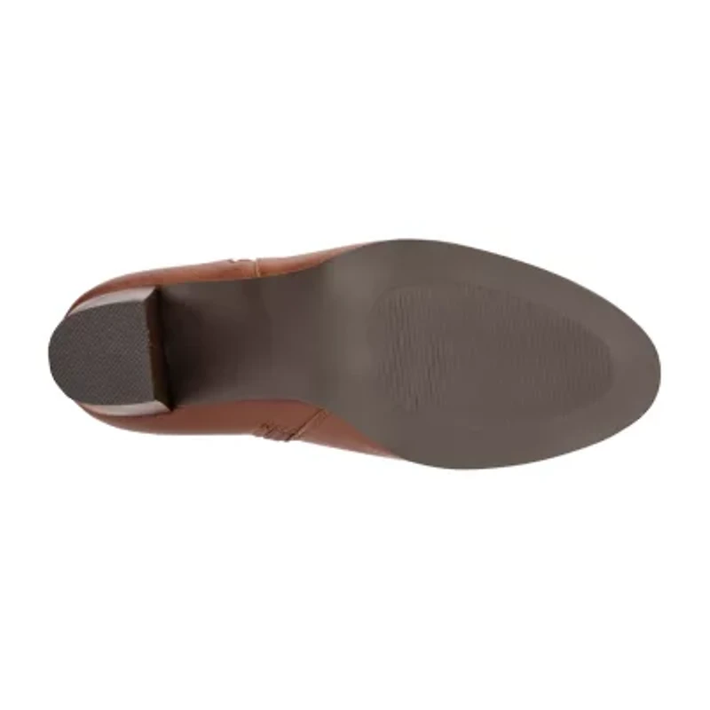 New York & Company Womens Angie Stacked Heel Booties