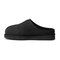 Fireside by Dearfoam’s Men's Grafton Genuine Shearling Clog With Taping Slippers