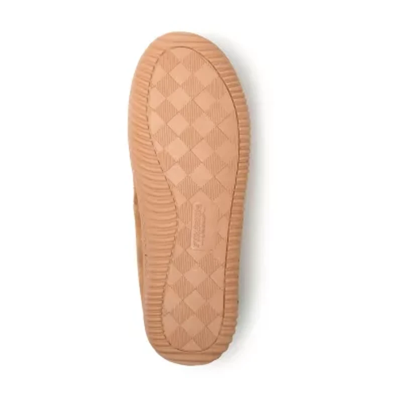 Dearfoams Mens Moccasin Slippers