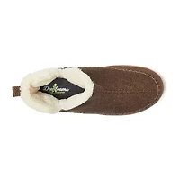 Dearfoams Mens Memory Foam Bootie Slippers
