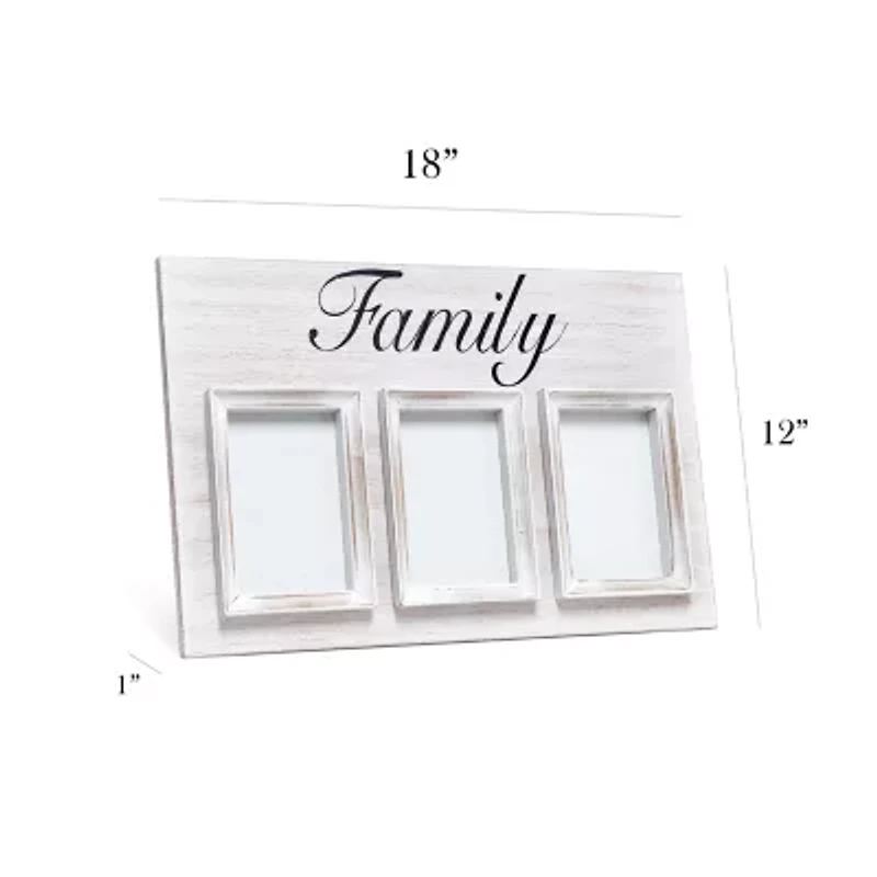 All the Rages Elegant Designs Photo 3-Opening Collage Frame