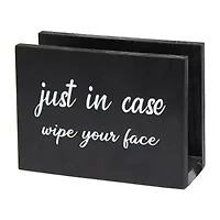 All the Rages Elegant Designs Wooden Kitchen Caddy And 1 Pair Napkin Holder