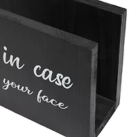 All the Rages Elegant Designs Wooden Kitchen Caddy And 1 Pair Napkin Holder