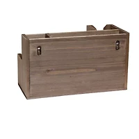 All the Rages Elegant Designs Wood Flatware Utensil Holder
