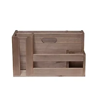 All the Rages Elegant Designs Wood Flatware Utensil Holder