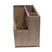 All the Rages Elegant Designs Wood Flatware Utensil Holder