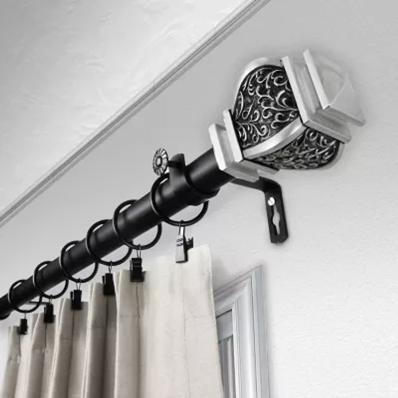 Rod Desyne Margot 1" Adjustable Curtain
