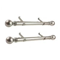 Rod Desyne (Set Of 2) Sphere Side 1 1/2 Adjustable Curtain