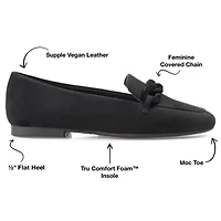 Journee Collection Cordell-Wd Womens Moc Closed Toe Loafers-Wide Width