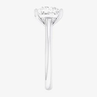 Solitaire Ring (G-H / Si1-Si2) Womens 2 CT. T.W. Lab Grown White Diamond 14K Gold Princess Engagement