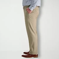 Haggar Premium Comfort Mens Waistband Straight Fit Big and Tall Dress Flat Front Pant