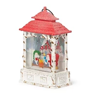 Roman 13" Led Campfire With Gnomes Lantern Lighted Christmas Tabletop Decor