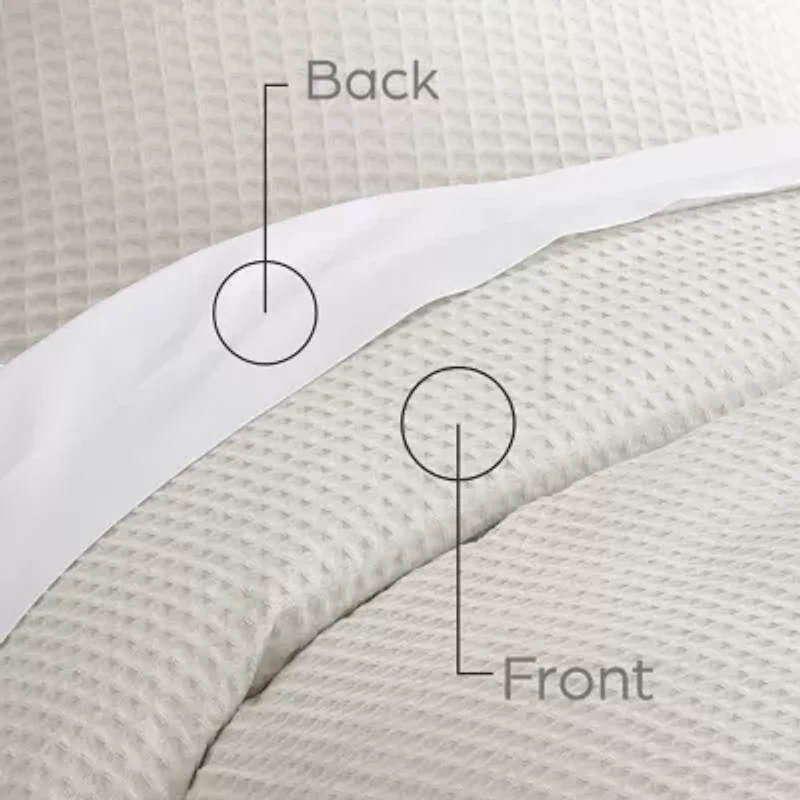 GAIAM® Relax Organic Cotton Waffle 3pc Comforter Set