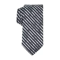 J. Ferrar Caleb Stripe Floral Tie