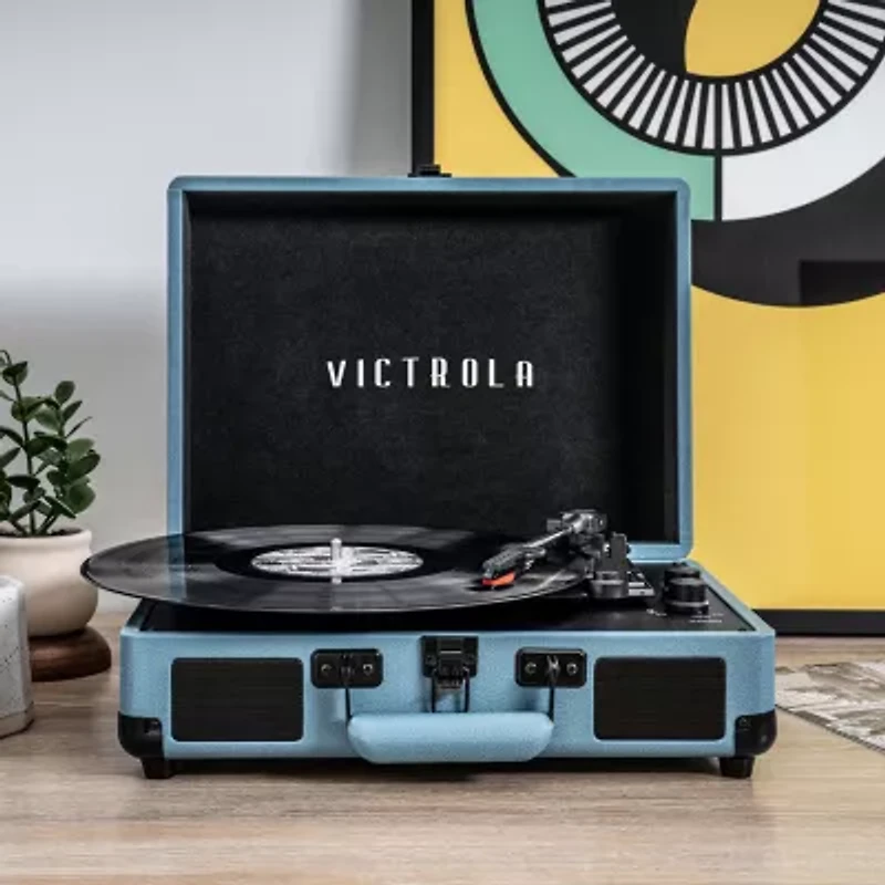 Victrola Journey Bluetooth Suitcase Record Player With 3-Speed Turntable