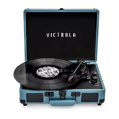 Victrola Journey Bluetooth Suitcase Record Player With 3-Speed Turntable
