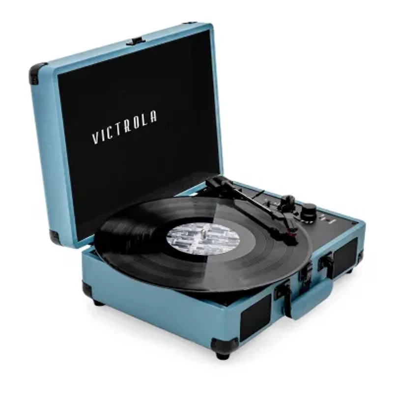 Victrola Journey Bluetooth Suitcase Record Player With 3-Speed Turntable