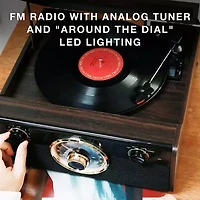 Victrola Metropolitan 4-In-1 Record Player Turntable