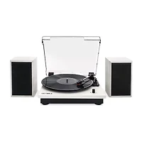 Victrola Montauk Bluetooth Record Player With 3 Speed And Bookshelf Turntable