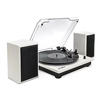 Victrola Montauk Bluetooth Record Player With 3 Speed And Bookshelf Turntable