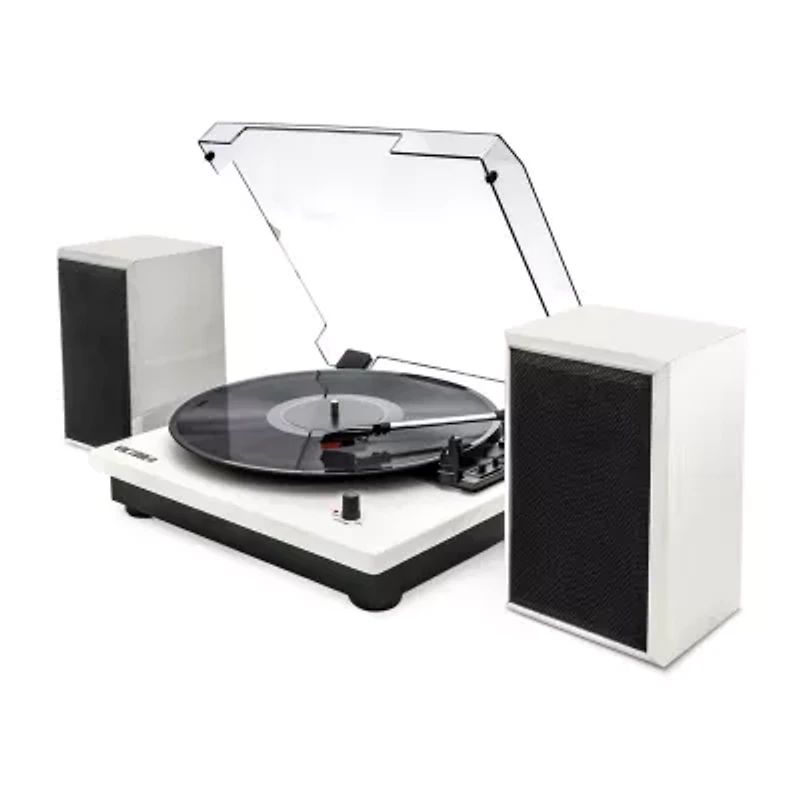 Victrola Montauk Bluetooth Record Player With 3 Speed And Bookshelf Turntable