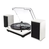 Victrola Montauk Bluetooth Record Player With 3 Speed And Bookshelf Turntable