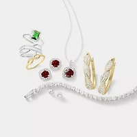 Sparkle Allure Crossover Double Row Womens 3MM Crystal Pure Silver Over Brass Band