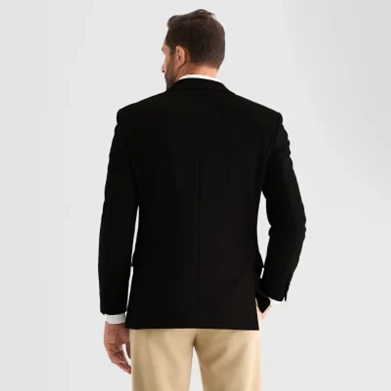 Van Heusen Faux Suede Mens Stretch Fabric Modern Fit Sport Coat