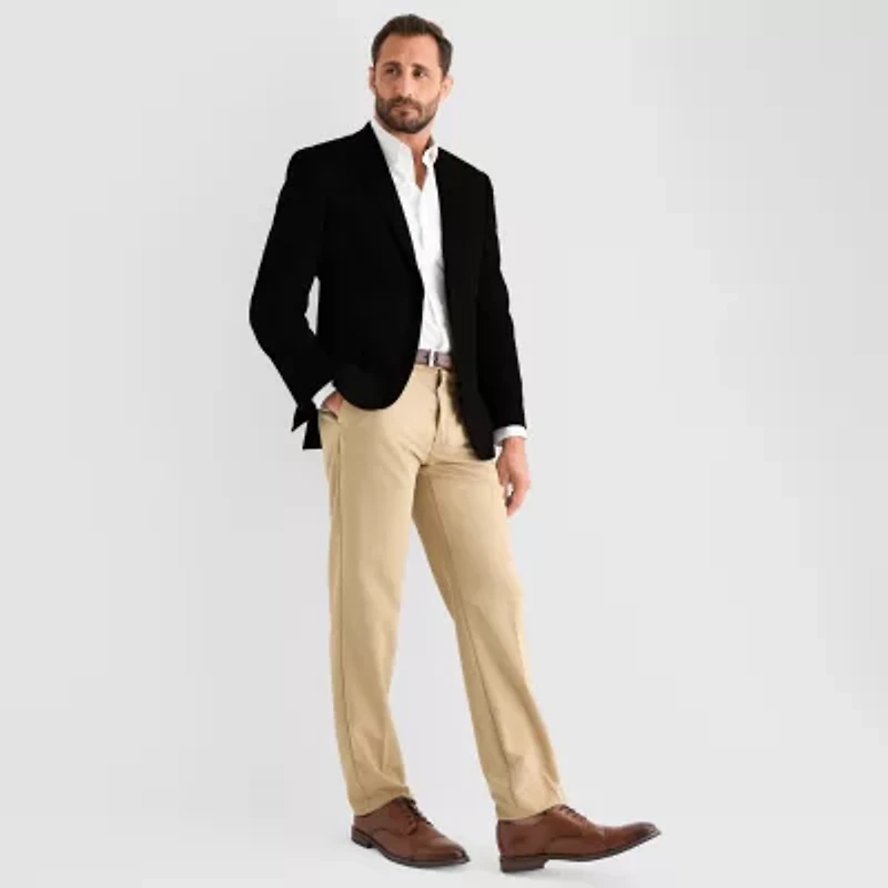 Van Heusen Faux Suede Mens Stretch Fabric Modern Fit Sport Coat