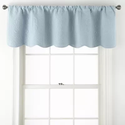 Hudson & Main Audrey Rod Pocket Scallop Valance