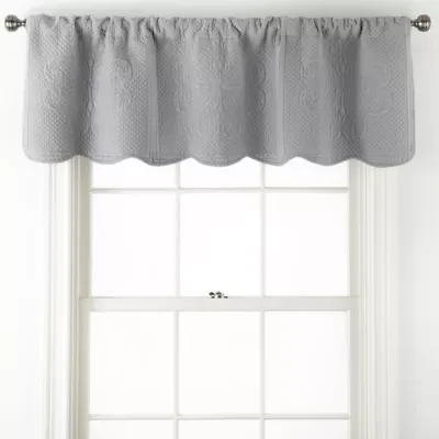 Hudson & Main Audrey Rod Pocket Scallop Valance