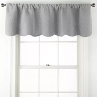 Hudson & Main Audrey Rod Pocket Scallop Valance