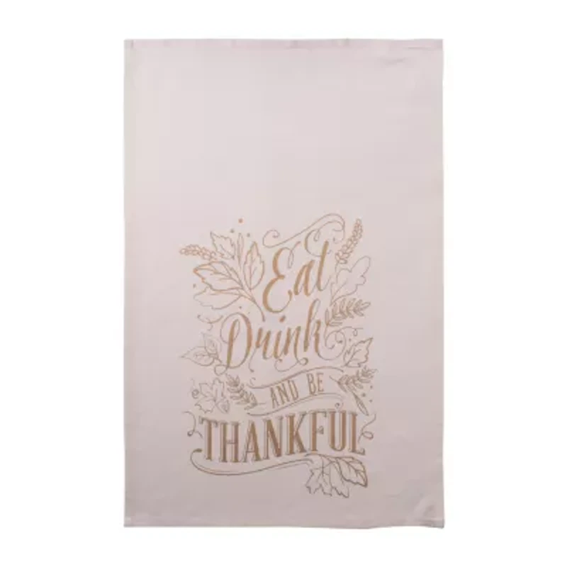 Design Imports Fall Be Thankful 2-pc. Dish Cloth Set