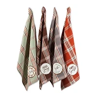 Design Imports Gathered Together 4-pc. Dish Cloth