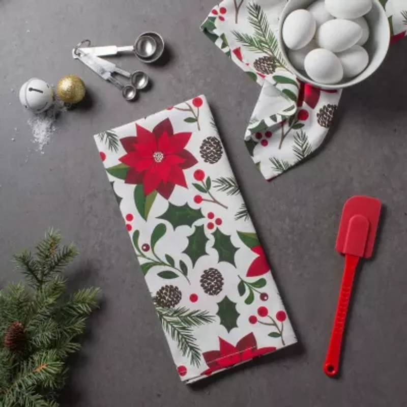Design Imports Woodland Christmas 2-pc. Dish Cloth Set